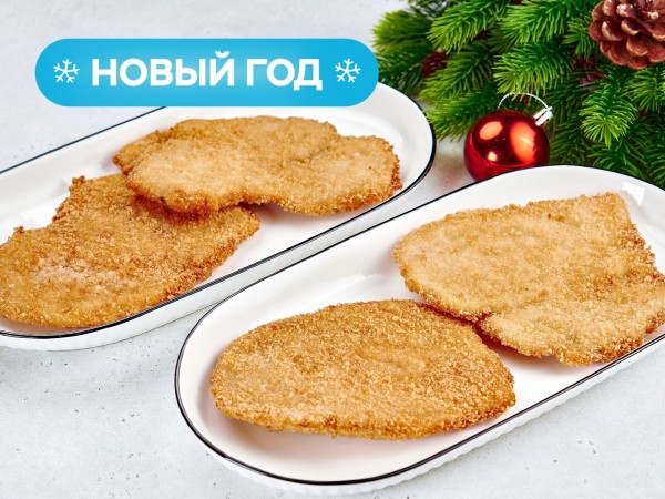 Шницель из курицы на четверых