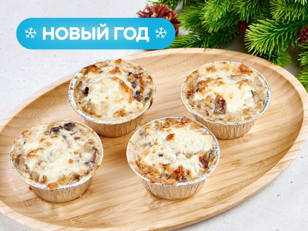 Жюльен с курицей и грибами на четверых Жюльен с курицей и грибами на четверых