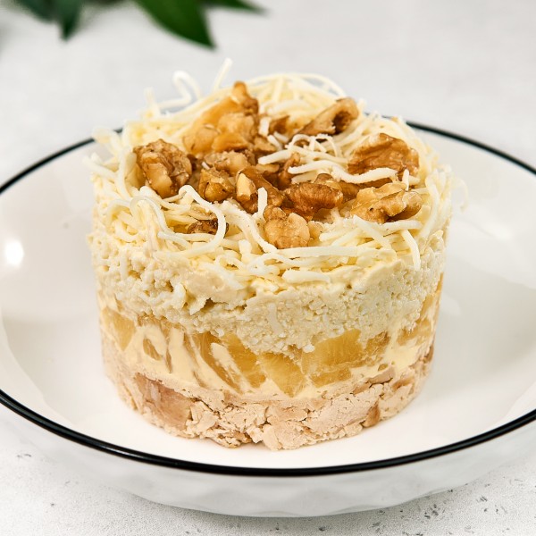 Салат курица с ананасами Салат курица с ананасами
